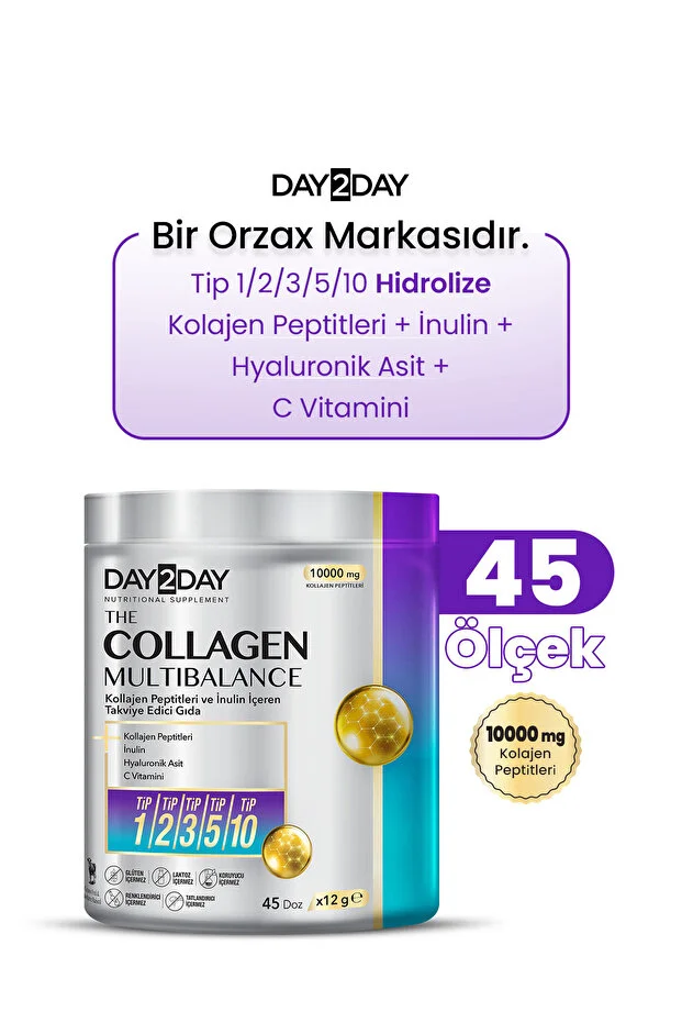 The Collagen MultiBalance Tip 1/ Tip 2/ Tip 3/ Tip 5/ Tip 10 Kolajen Toz Form 540 gr The Collagen MultiBalance Tip 1/ Tip 2/ Tip 3/ Tip 5/ Tip 10 Kolajen Toz Form 540 gr
